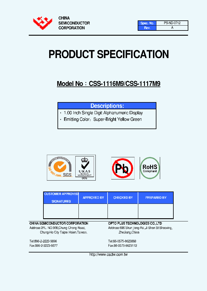 CSS-1116M9_4740421.PDF Datasheet