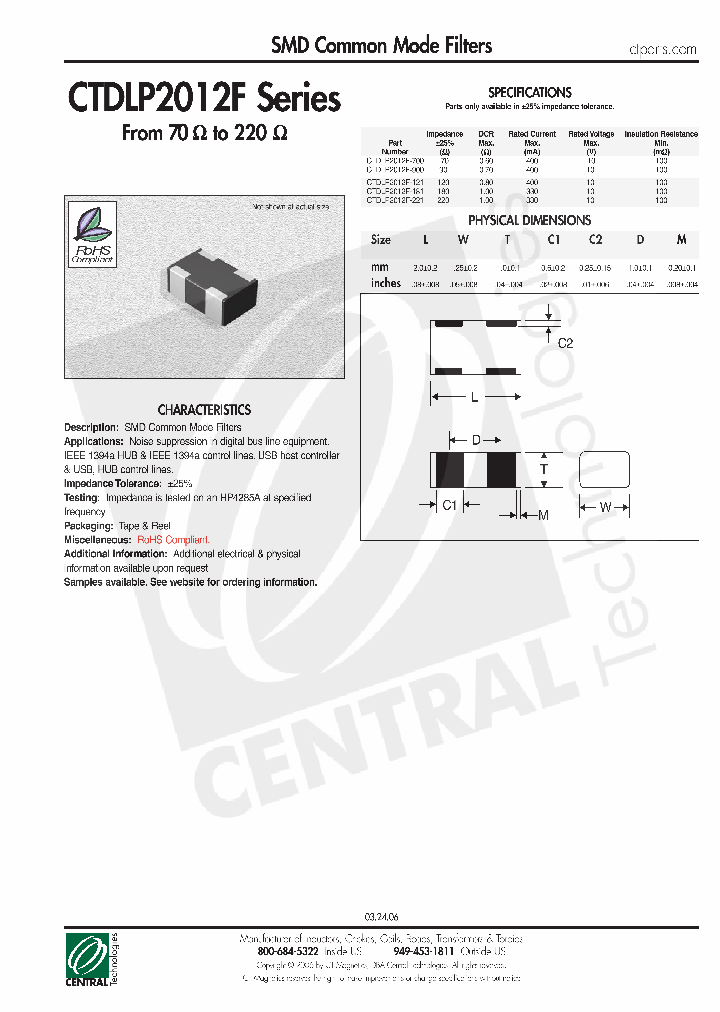 CTDLP2012F_4430113.PDF Datasheet