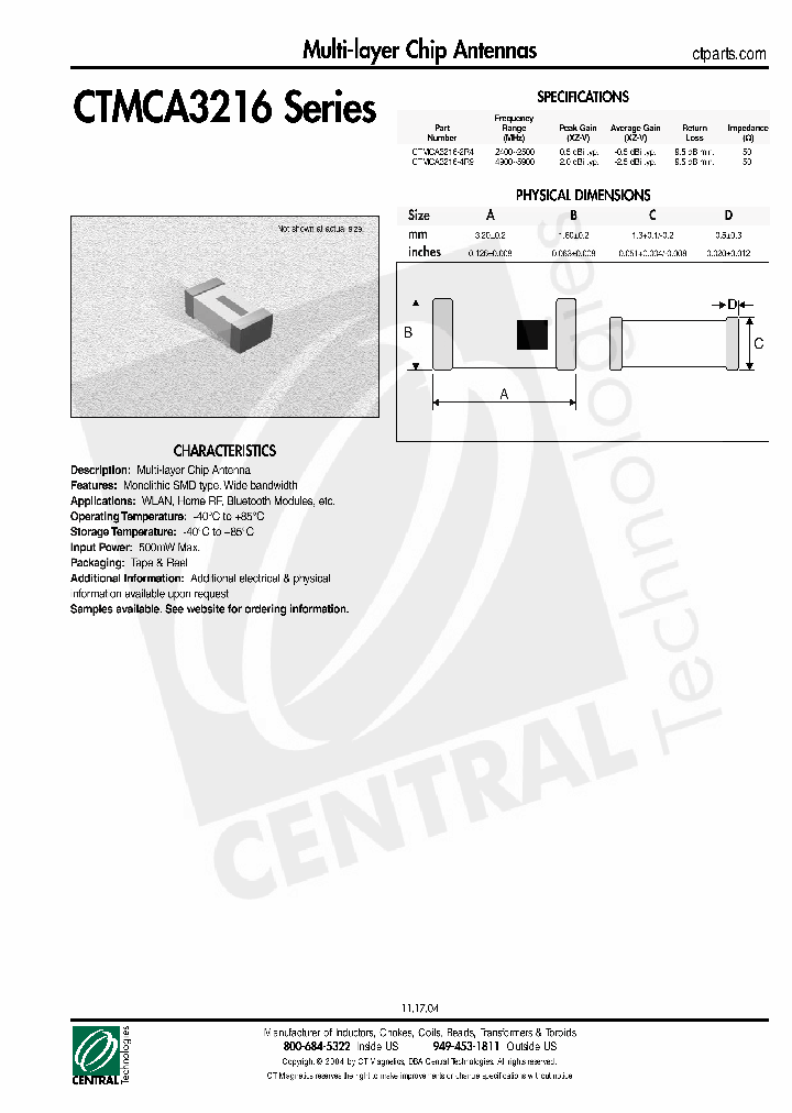 CTMCA3216_4599919.PDF Datasheet