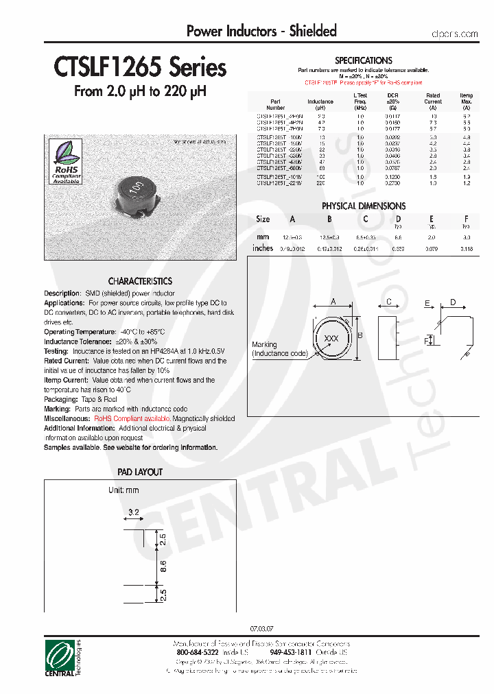 CTSLF1265_4493039.PDF Datasheet