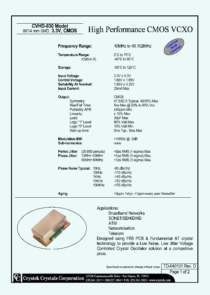 CVHD-930_4222655.PDF Datasheet