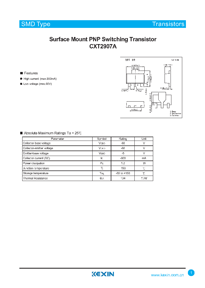 CXT2907A_4335077.PDF Datasheet