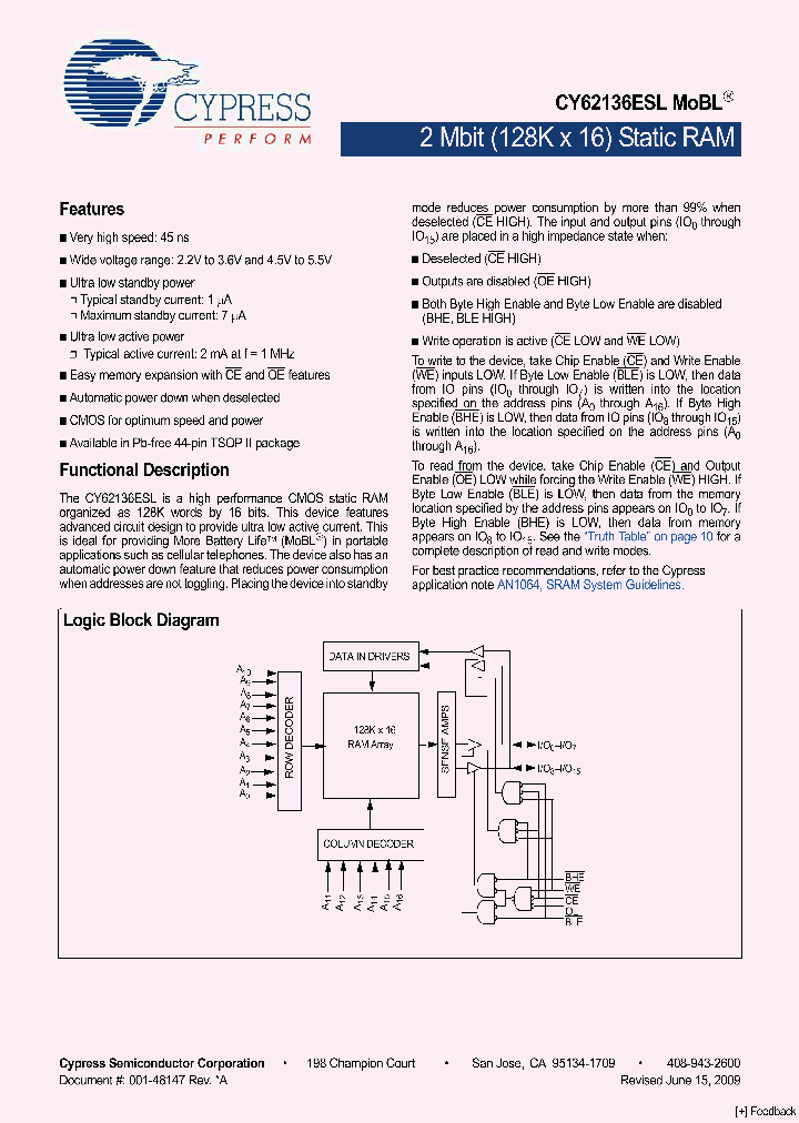 CY62136ESL_4668434.PDF Datasheet