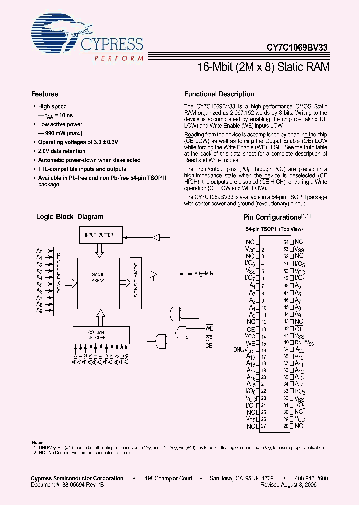 CY7C1069BV33_4776321.PDF Datasheet