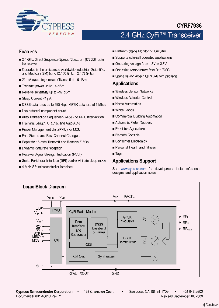 CYRF7936_4345847.PDF Datasheet