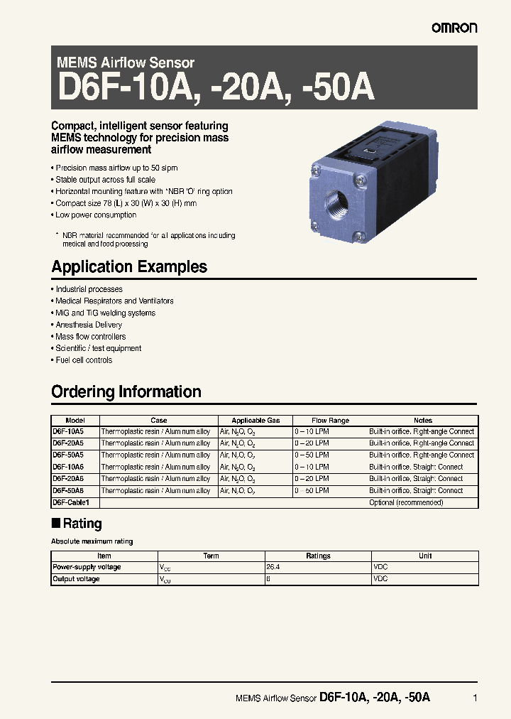 D6F-CABLE1_4527796.PDF Datasheet