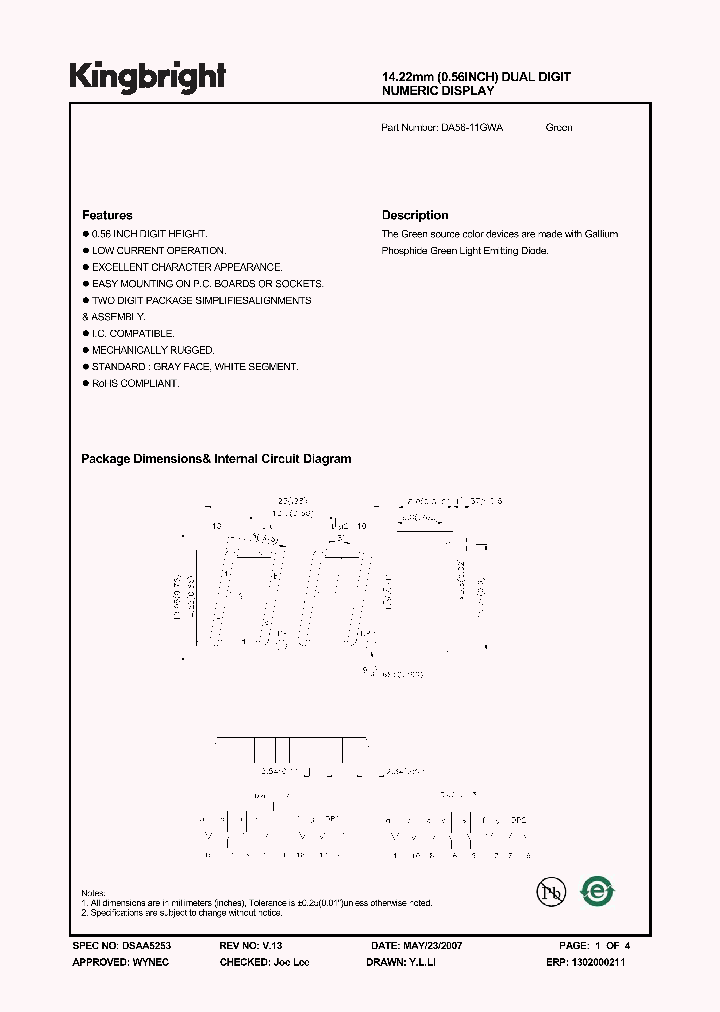 DA56-11GWA_4556312.PDF Datasheet