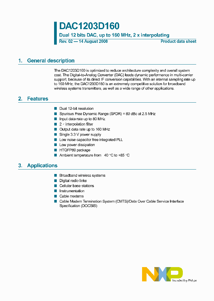 DAC1203D160_4552977.PDF Datasheet