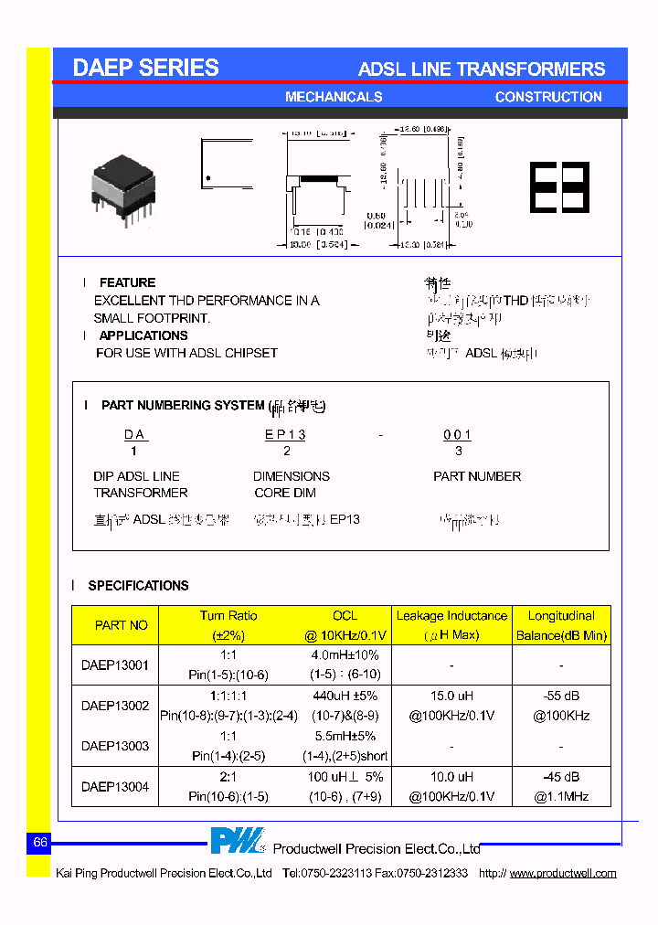 DAEP13001_4563749.PDF Datasheet