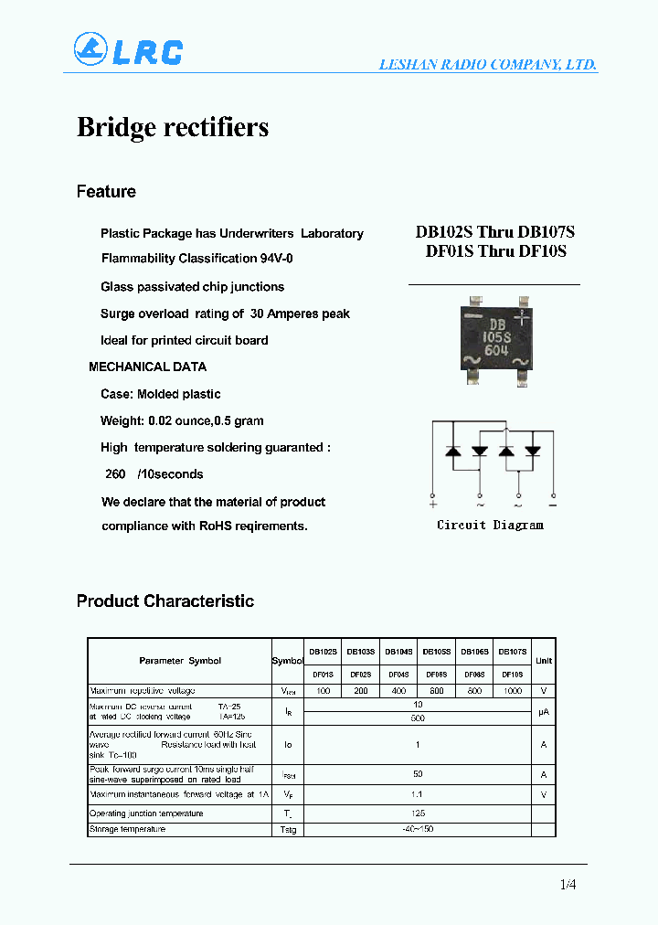DB105S_4422276.PDF Datasheet