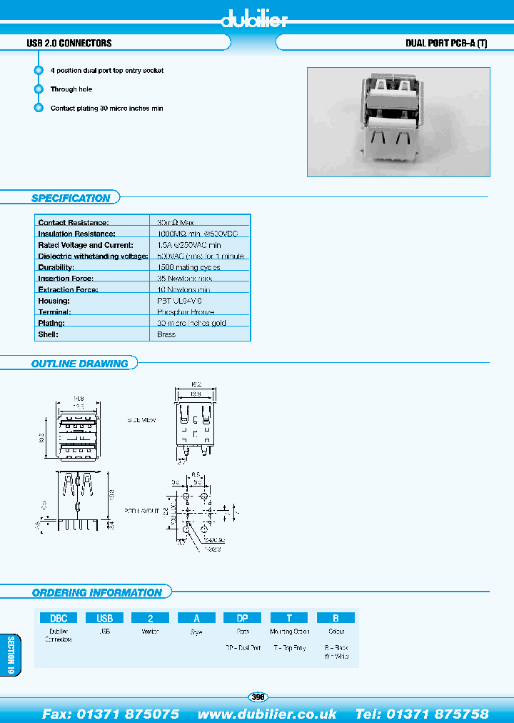 DBCUSB2ADPTB_4537705.PDF Datasheet