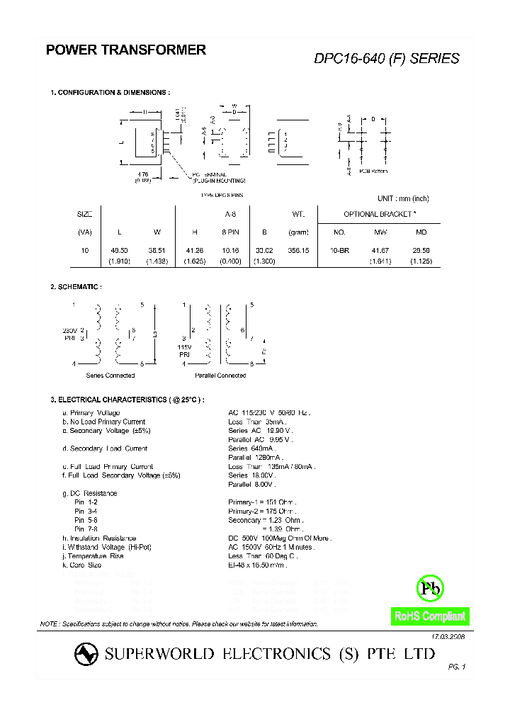 DPC16-640_4430662.PDF Datasheet