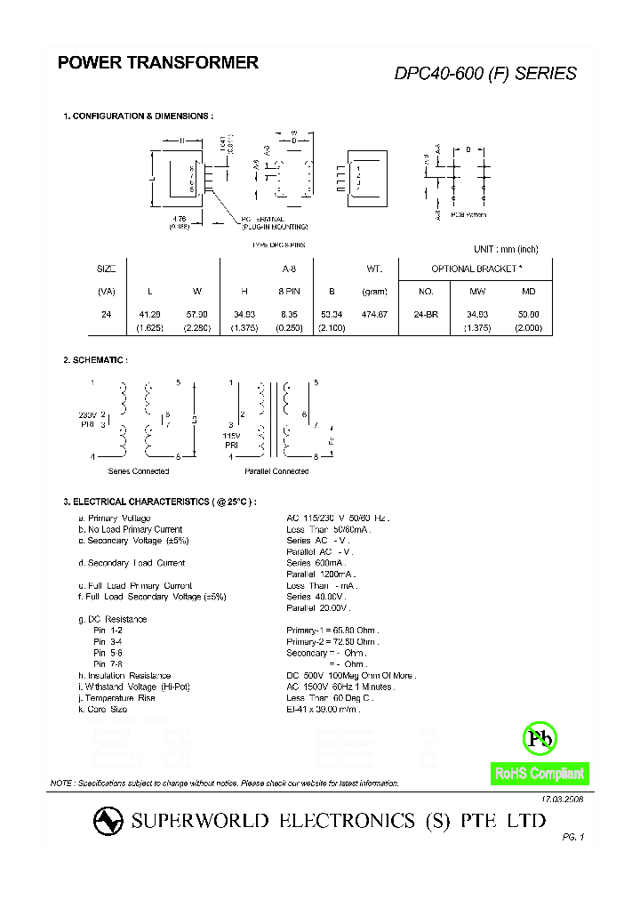 DPC40-600_4583283.PDF Datasheet