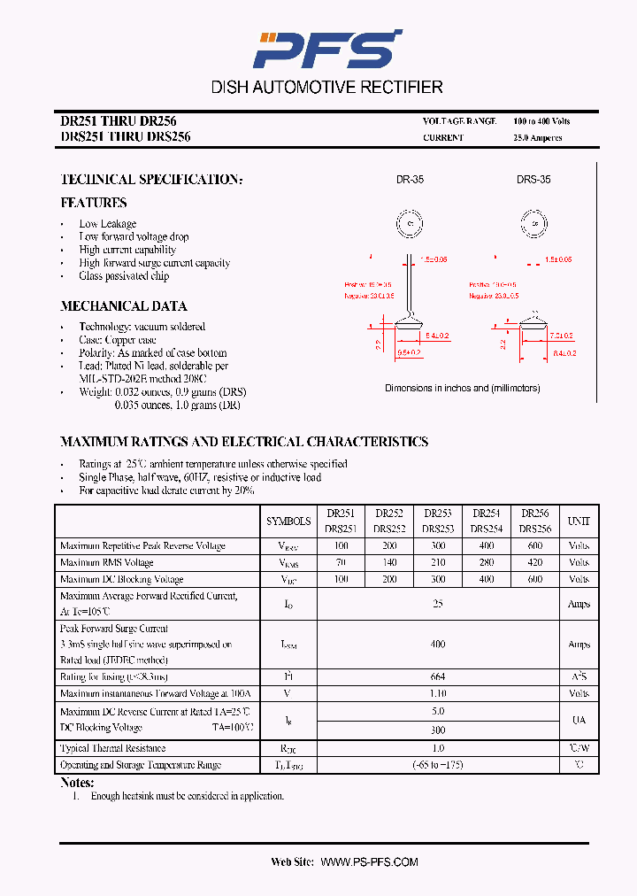 DR251DRS251_4850943.PDF Datasheet