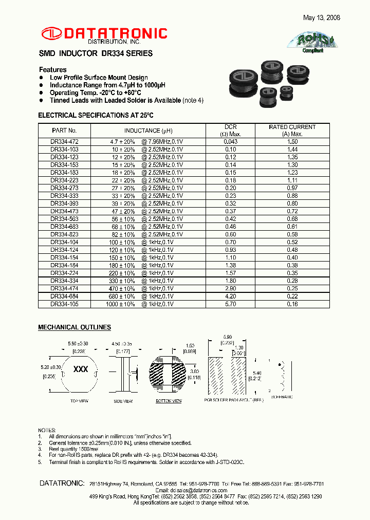 DR334-153_4489800.PDF Datasheet