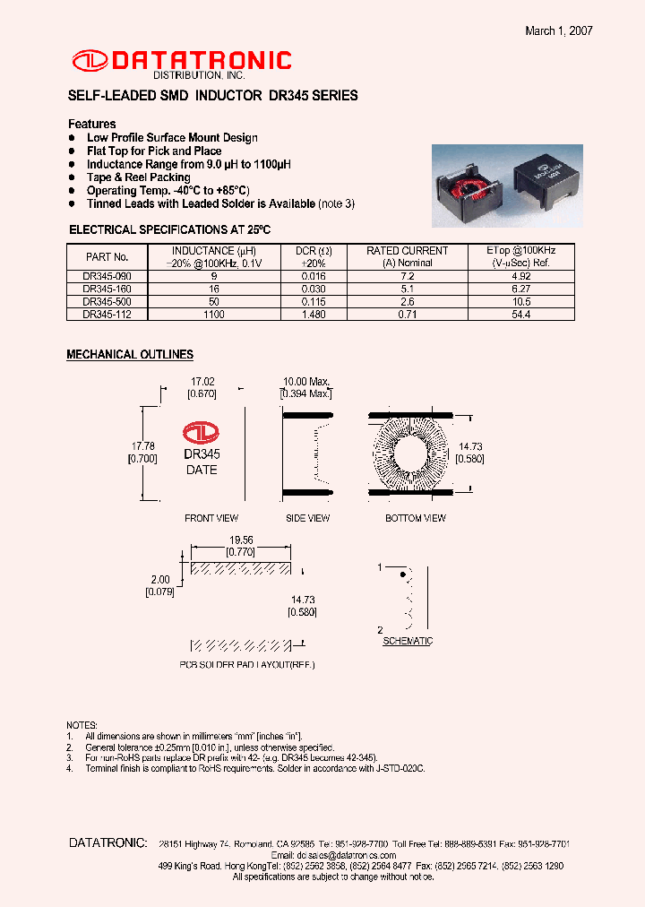 DR345-500_4900830.PDF Datasheet
