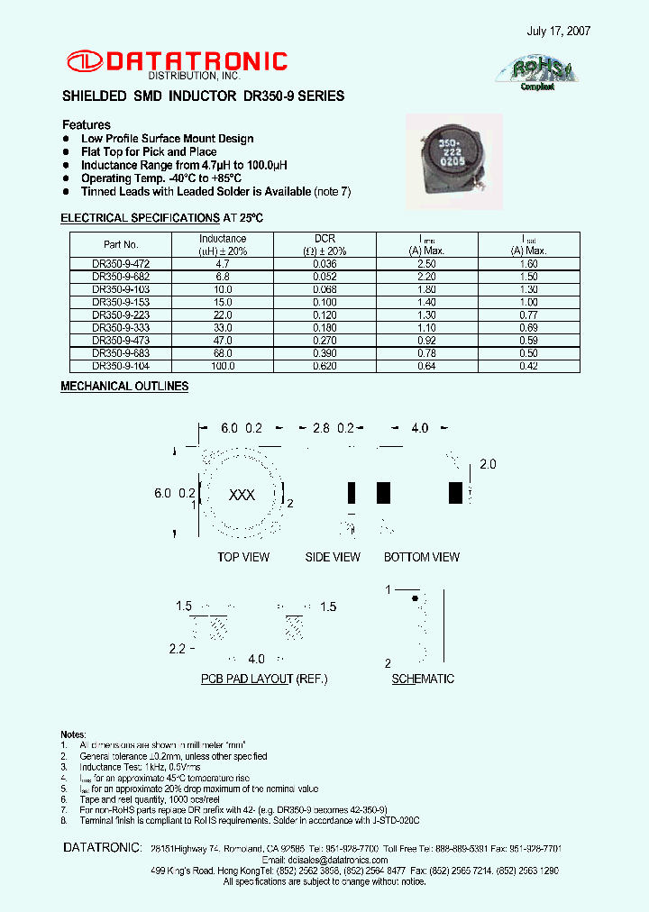 DR350-9-103_4572822.PDF Datasheet
