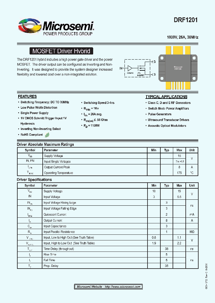 DRF1201_4549820.PDF Datasheet