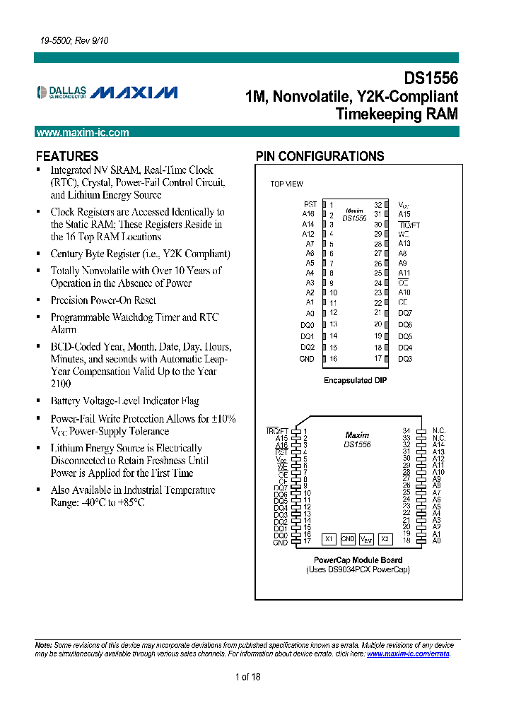DS1556-70IND_4906253.PDF Datasheet