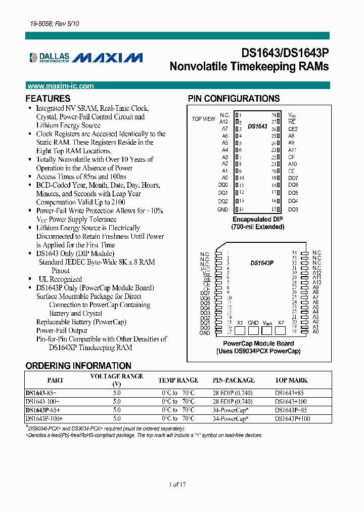 DS1643-85_4594901.PDF Datasheet