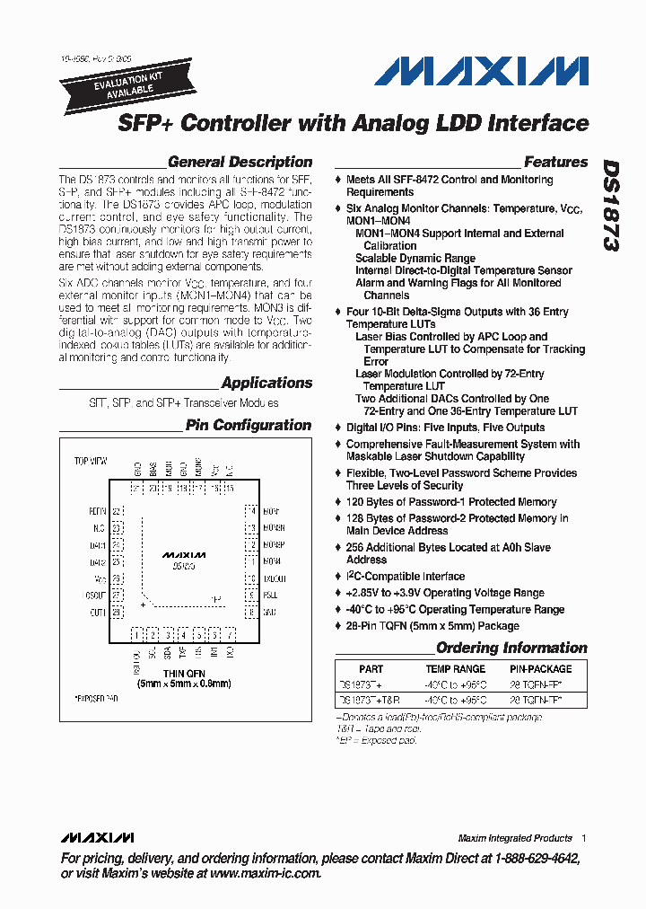 DS1873_4725858.PDF Datasheet