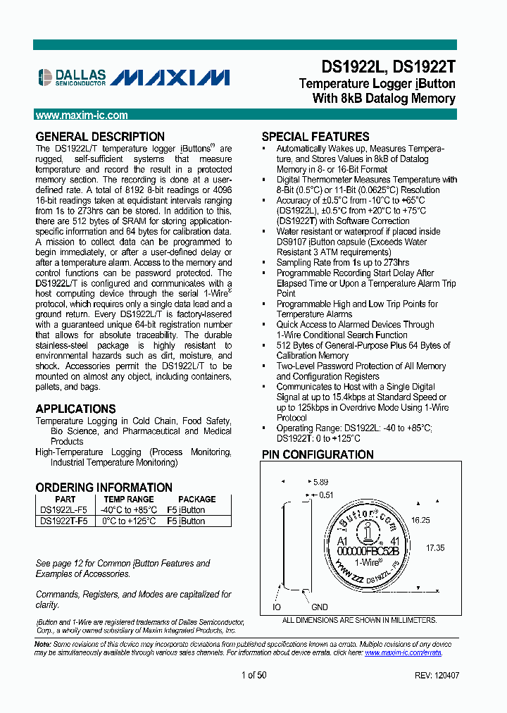DS1922L_4266704.PDF Datasheet