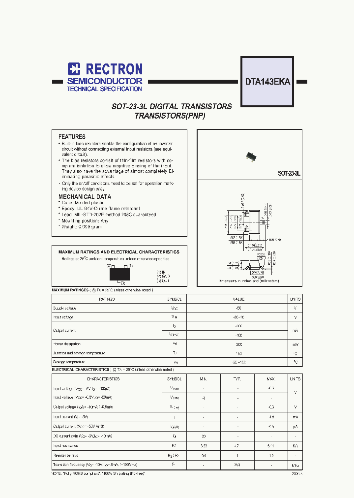DTA143EKA_4921853.PDF Datasheet