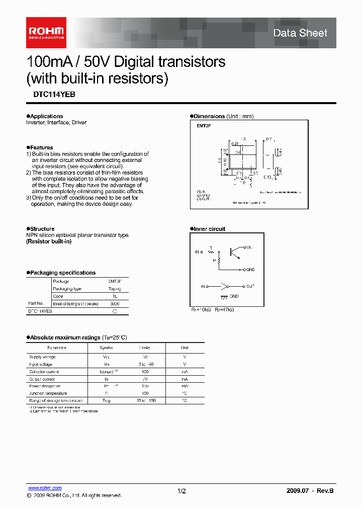 DTC114YEB_4864424.PDF Datasheet