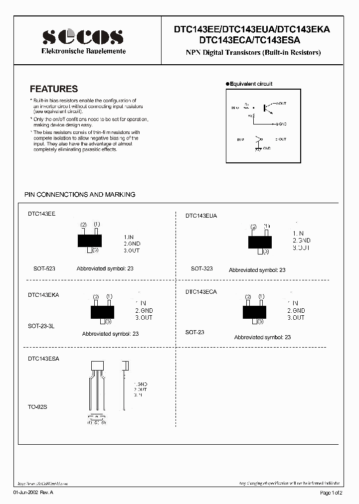 DTC143EKA_4552723.PDF Datasheet