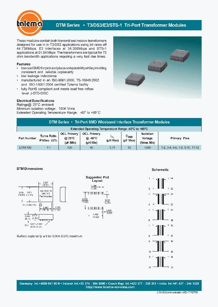 DTM-100_4337544.PDF Datasheet