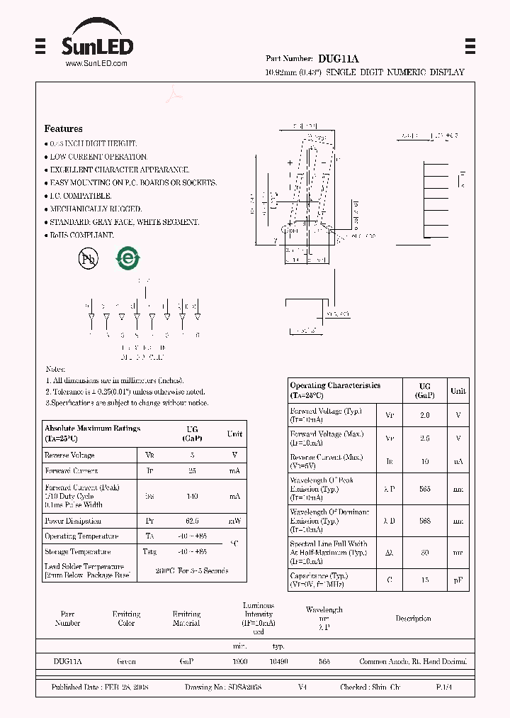 DUG11A_4456601.PDF Datasheet