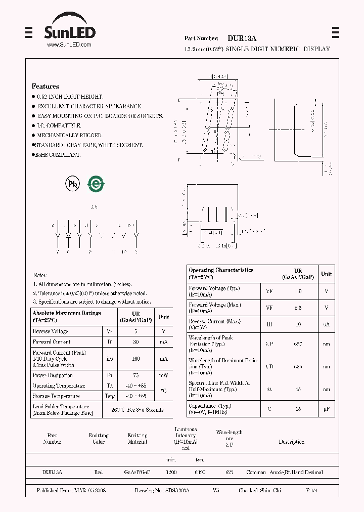 DUR13A_4265483.PDF Datasheet