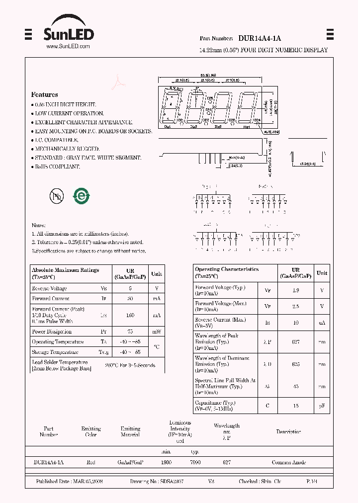 DUR14A4-1A_4789101.PDF Datasheet