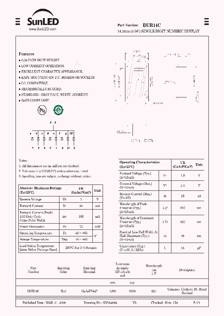 DUR14C_4789796.PDF Datasheet