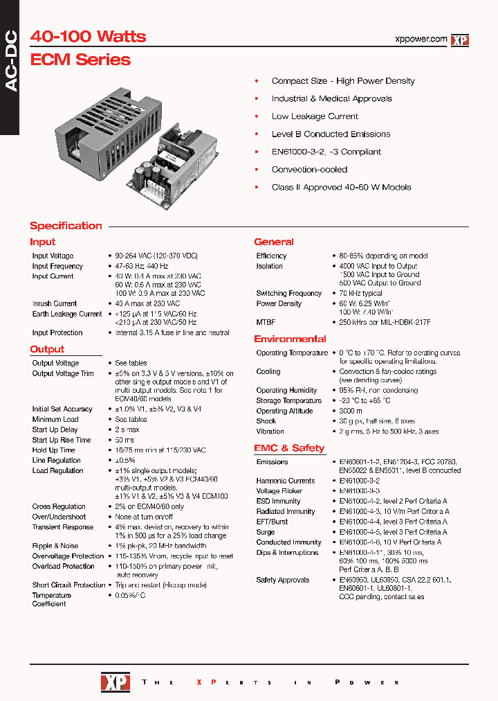 ECM100UT31_4610496.PDF Datasheet