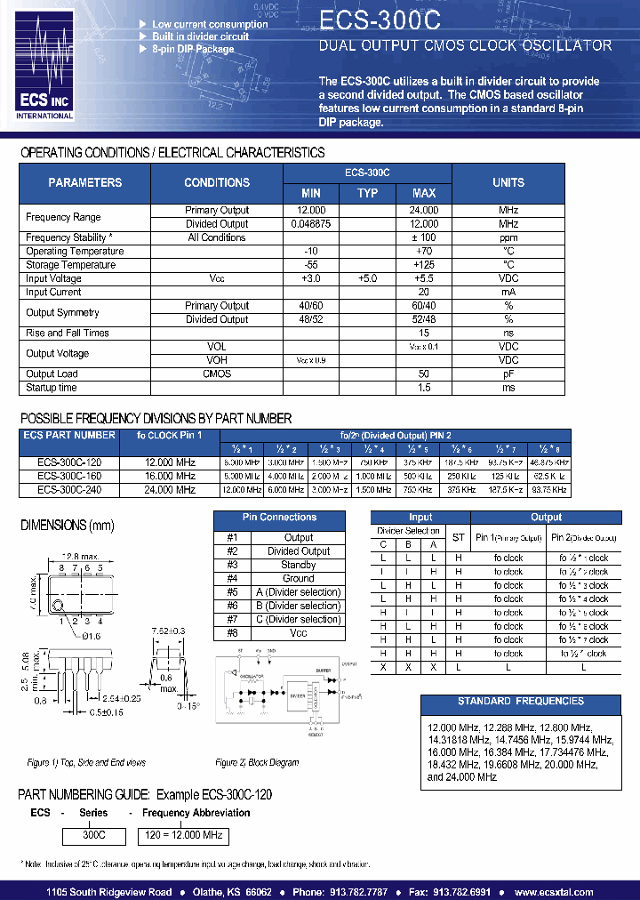 ECS-300C_4432876.PDF Datasheet