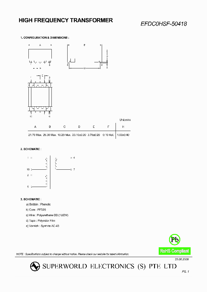 EFDC0HSF-50418_4497932.PDF Datasheet