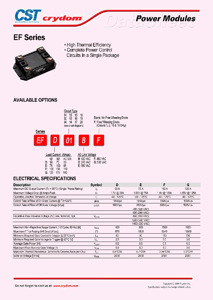 EFE01CF_4294690.PDF Datasheet