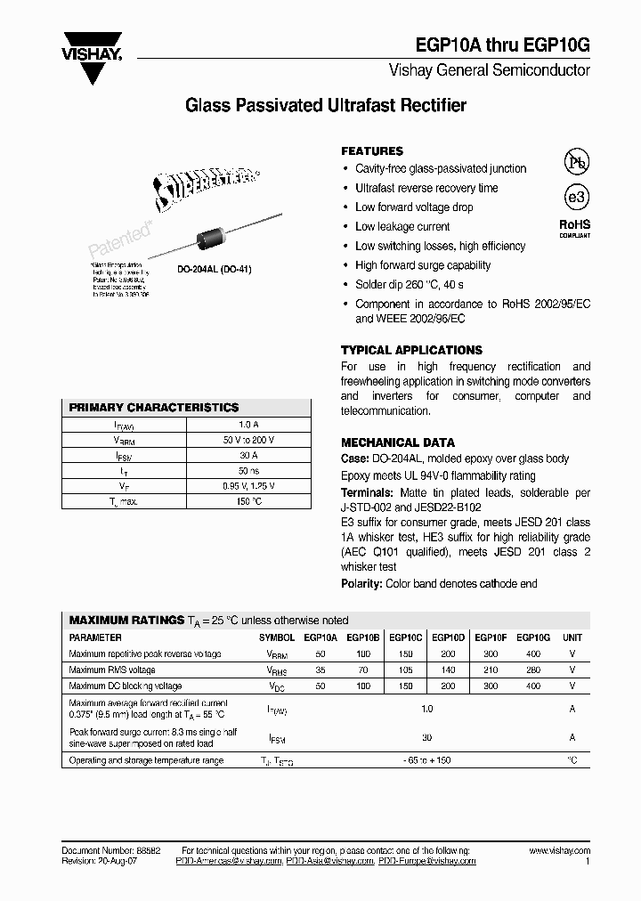 EGP10A_4312651.PDF Datasheet