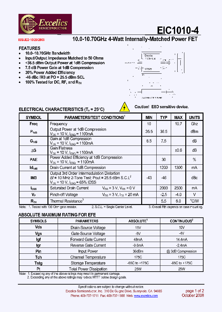 EIC1010-4_4517513.PDF Datasheet