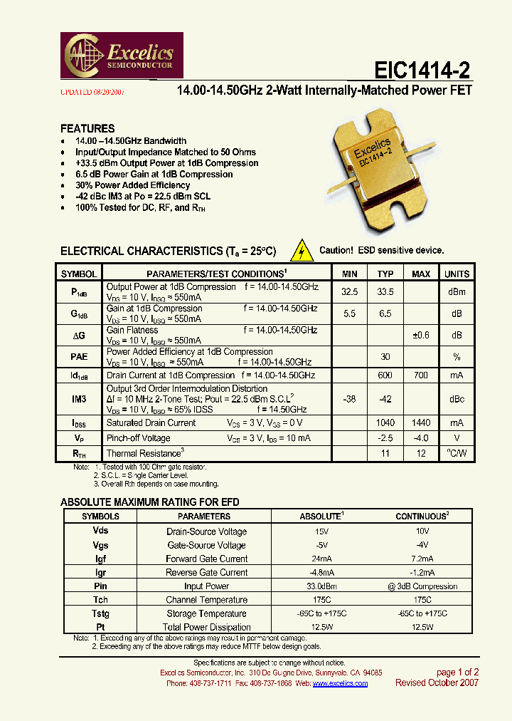 EIC1414-2_4457500.PDF Datasheet