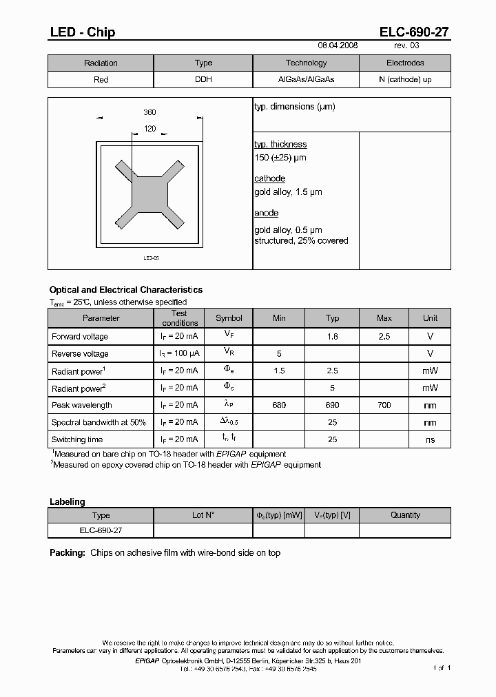 ELC-690-27_4916515.PDF Datasheet