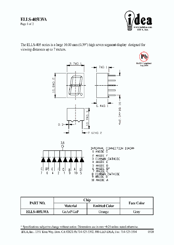 ELLS-405LWA_4577368.PDF Datasheet