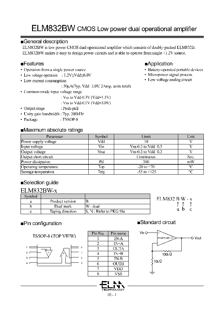 ELM832BW_4698067.PDF Datasheet