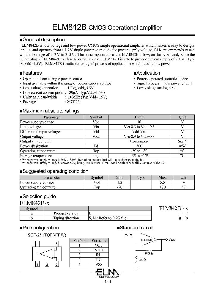 ELM842B_4643968.PDF Datasheet