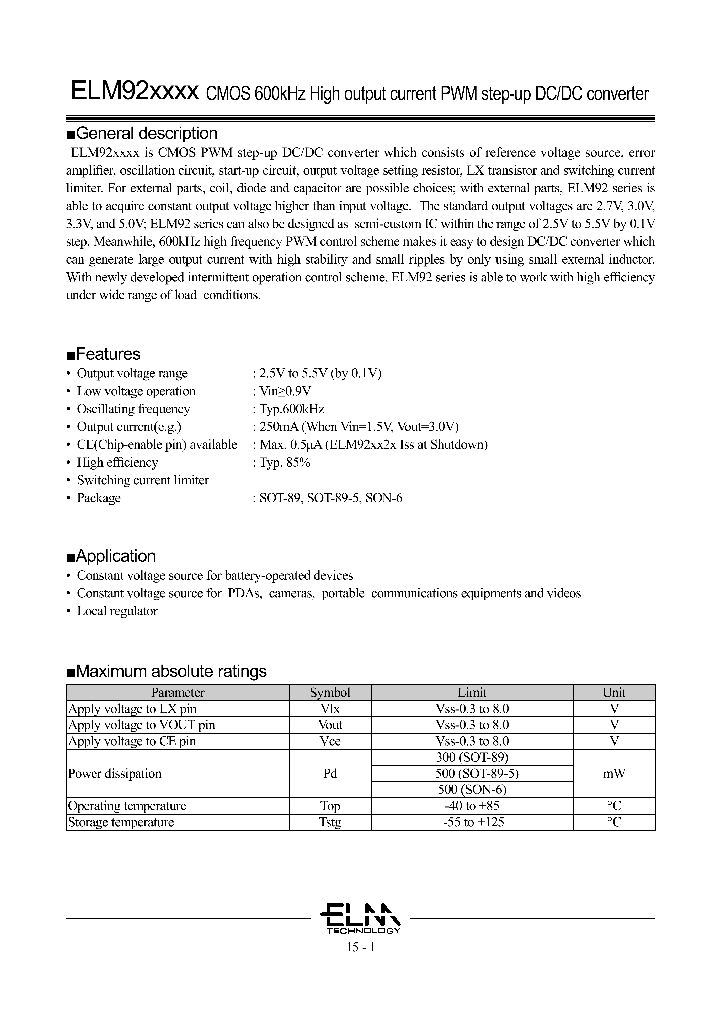 ELM92271B-N_4539545.PDF Datasheet