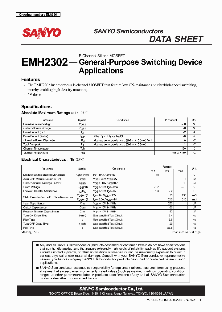 EMH2302_4311359.PDF Datasheet