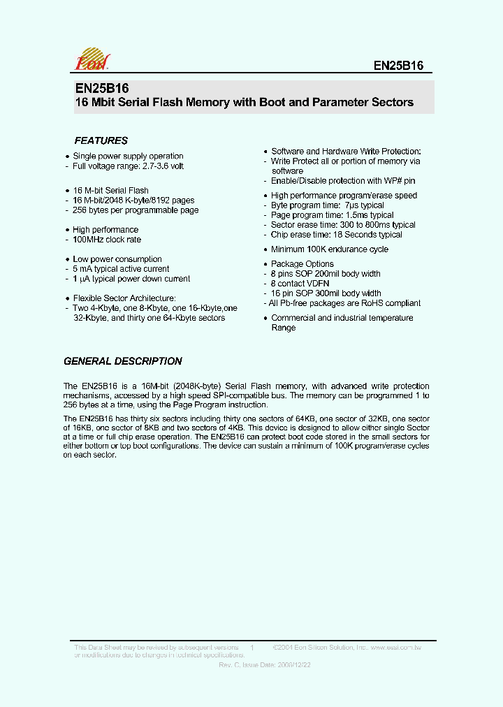 EN25B16-50FC_4781990.PDF Datasheet