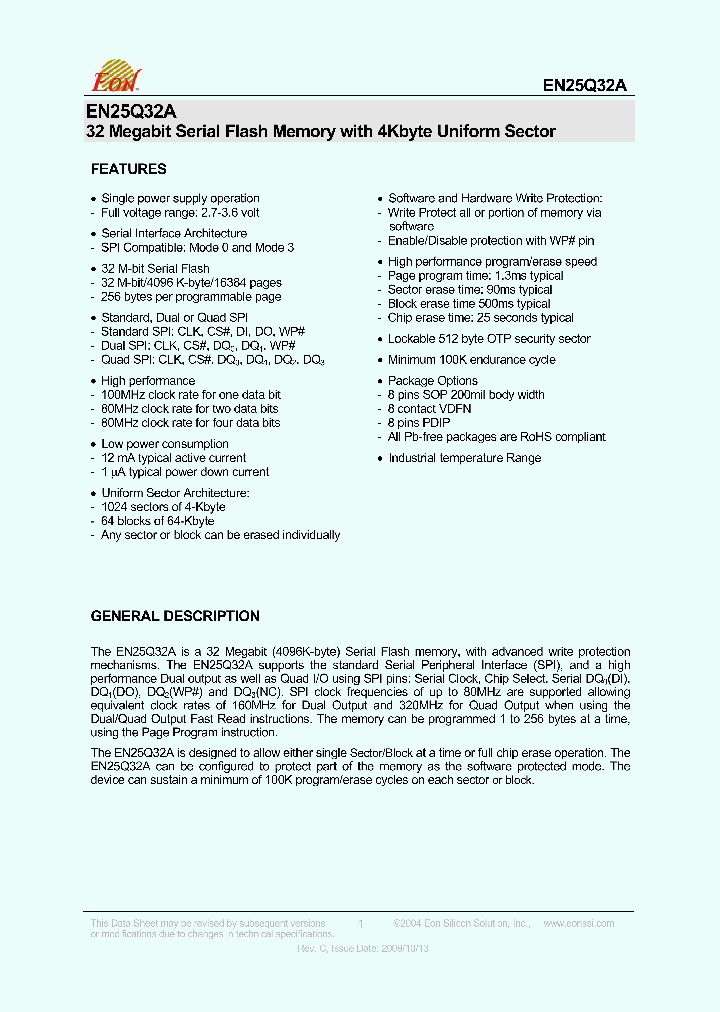 EN25Q32A_4693135.PDF Datasheet