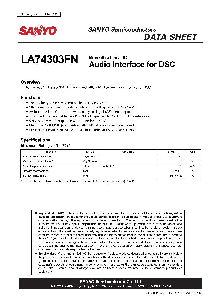 ENA1181_4786548.PDF Datasheet